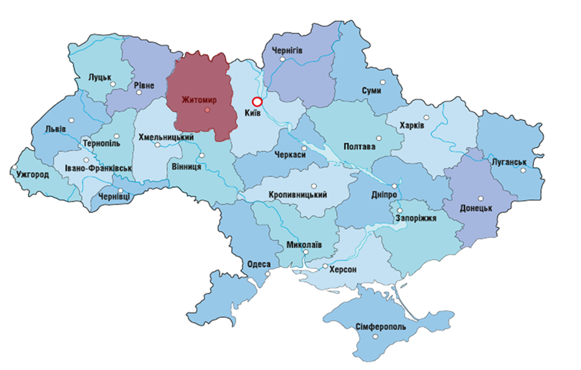 ЖИТОМИРСЬКА ОБЛАСТЬ
